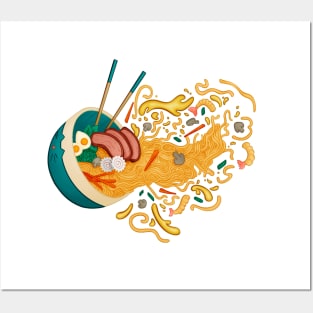 Ramen Noodles Posters and Art